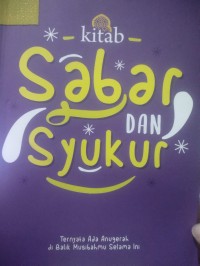 Image of Kitab Sabar dan Syukur