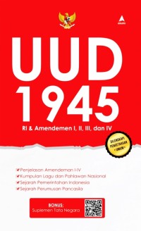 Image of UUD 1945 RI dan Amandemen I, II, III, dan IV